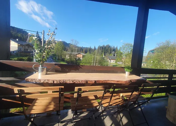 Appartement Le Stelo Les Gets 6 Personnes Aux Pieds Des Pistes 2 Chambres